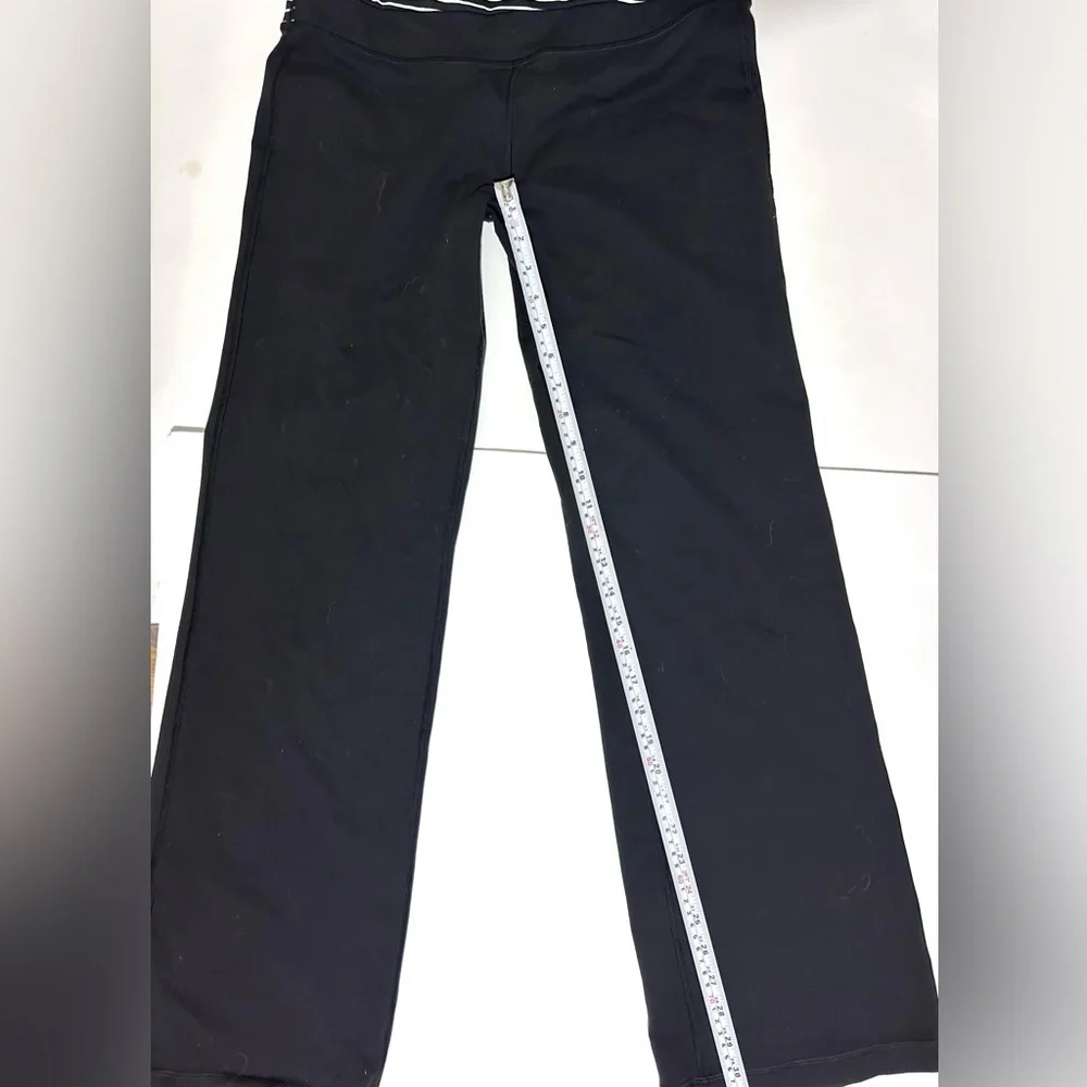 Lululemon Astro Pant Full-On Luon black size 10 gym yoga running